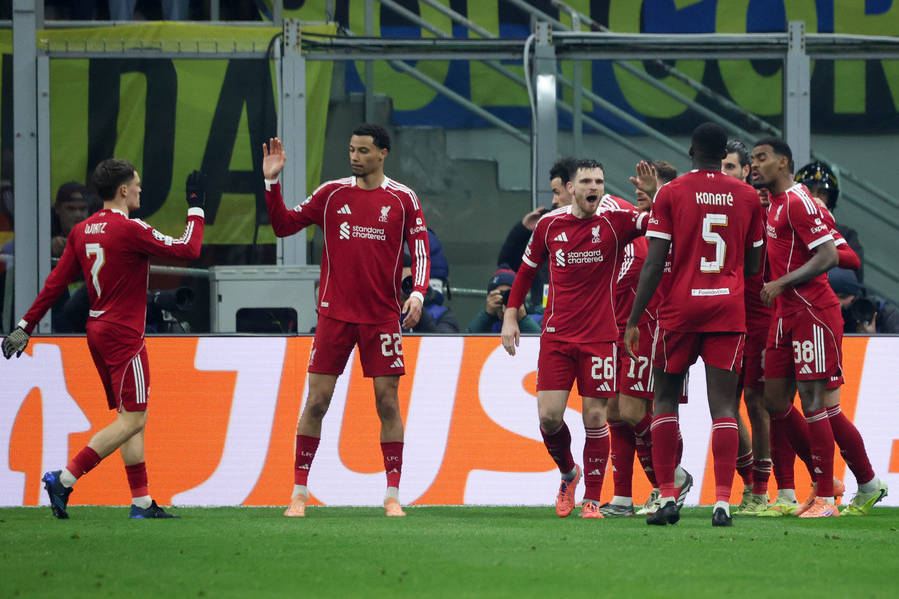 高清：欧冠利物浦1-0国米 索博点射绝杀